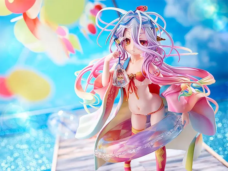 No Game No Life 1/7 Shiro Summer Season Ver. PVC szobor figura 19 cm termékfotó