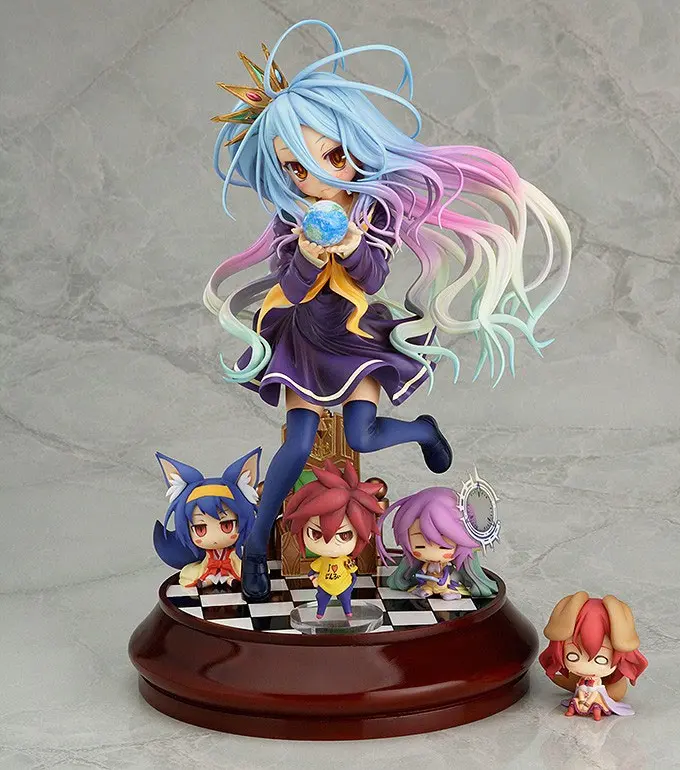 No Game No Life 1/7 Shiro szobor figura 20 cm termékfotó
