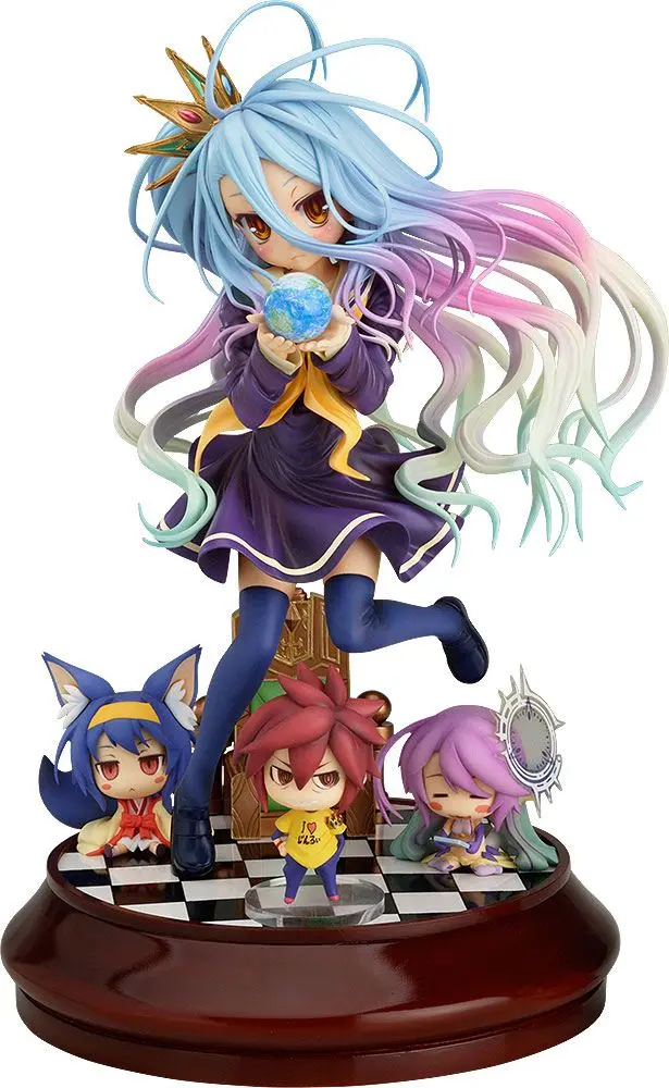 No Game No Life 1/7 Shiro szobor figura 20 cm termékfotó