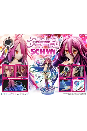 No Game No Life Prisma Wing 1/7 Schwi PVC szobor figura 26 cm termékfotó