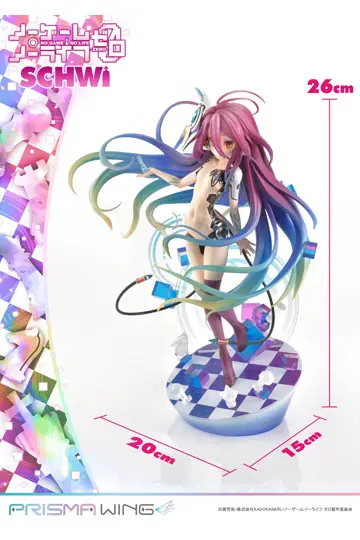 No Game No Life Prisma Wing 1/7 Schwi PVC szobor figura 26 cm termékfotó