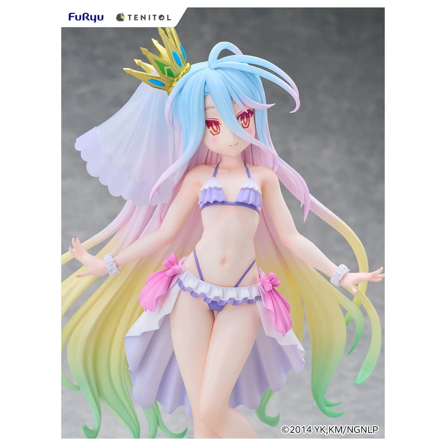 No Game No Life Tenitol Tall PVC figura Shiro swimwear dress Ver. 29 cm termékfotó