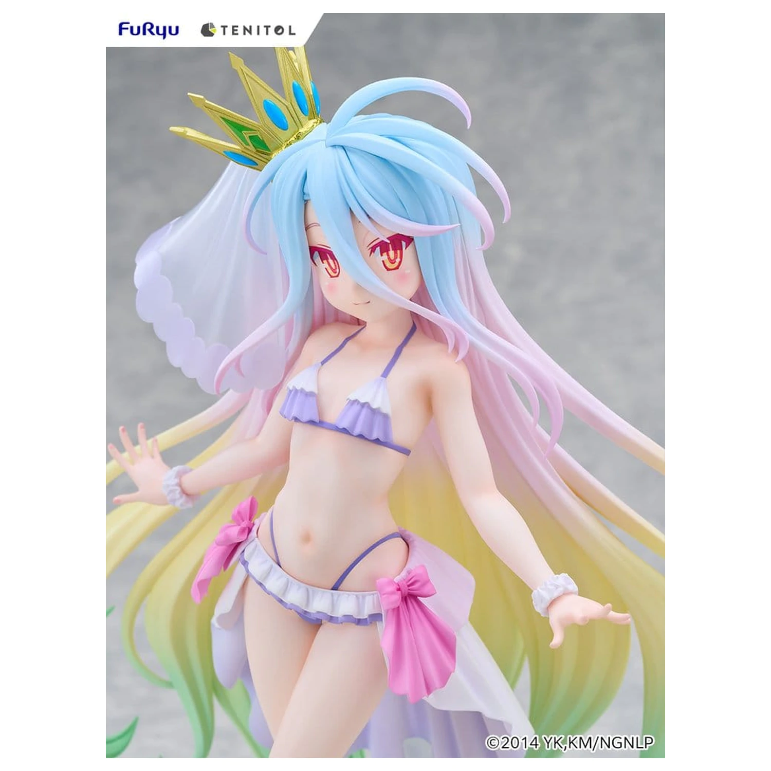 No Game No Life Tenitol Tall PVC figura Shiro swimwear dress Ver. 29 cm termékfotó