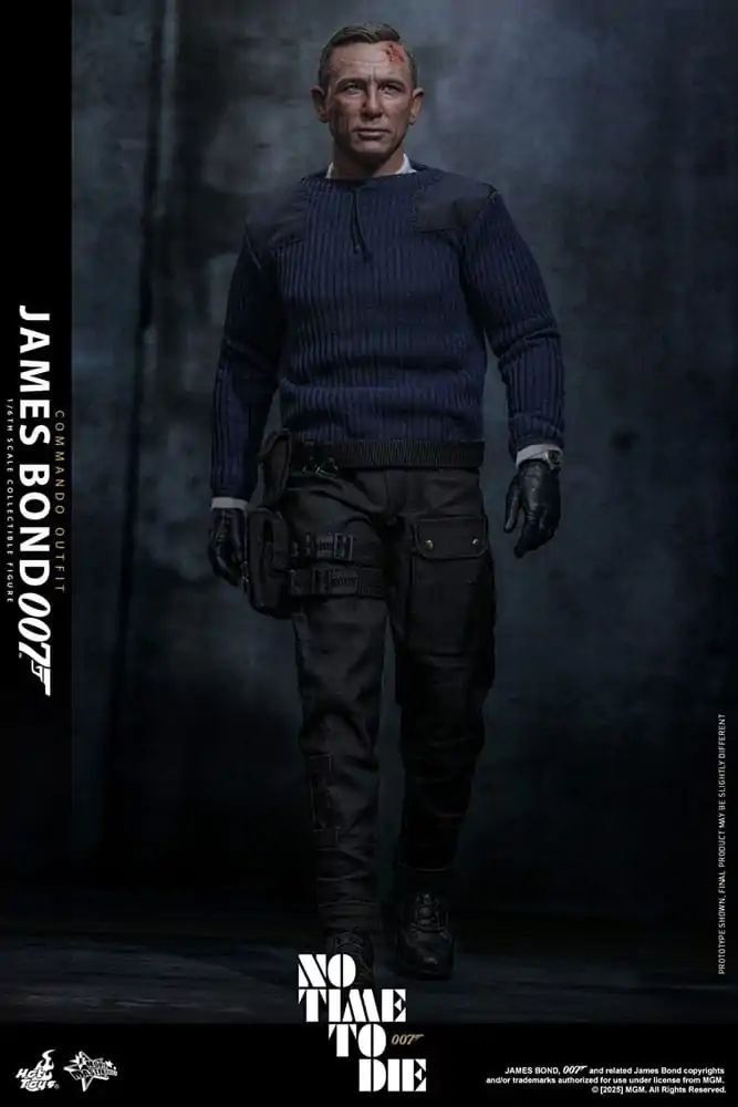 No Time To Die Movie Masterpiece 1/6 James Bond (Commando Outfit) Hot Toys Exkluzív akciófigura 30 cm termékfotó