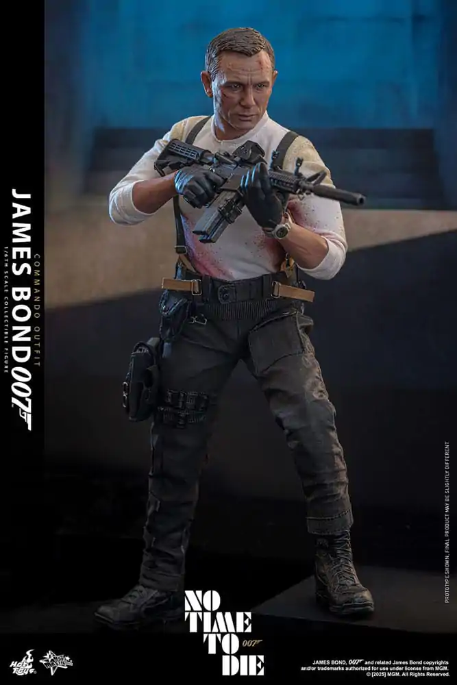 No Time To Die Movie Masterpiece 1/6 James Bond (Commando Outfit) Hot Toys Exkluzív akciófigura 30 cm termékfotó