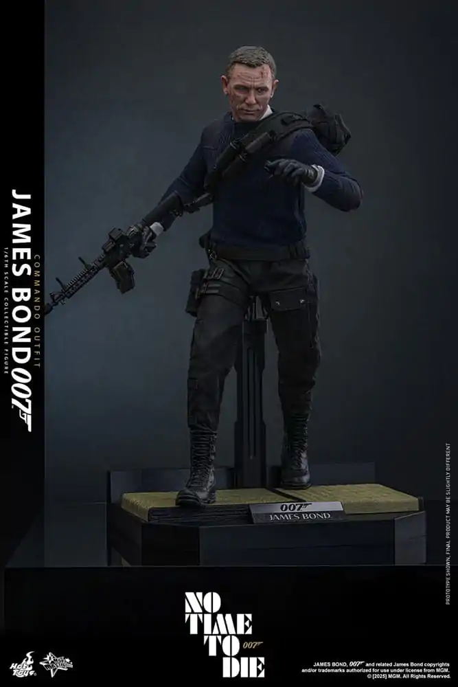 No Time To Die Movie Masterpiece 1/6 James Bond (Commando Outfit) Hot Toys Exkluzív akciófigura 30 cm termékfotó