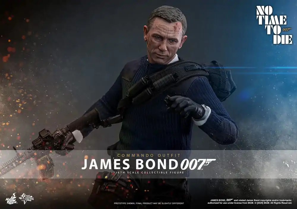 No Time To Die Movie Masterpiece 1/6 James Bond (Commando Outfit) Hot Toys Exkluzív akciófigura 30 cm termékfotó
