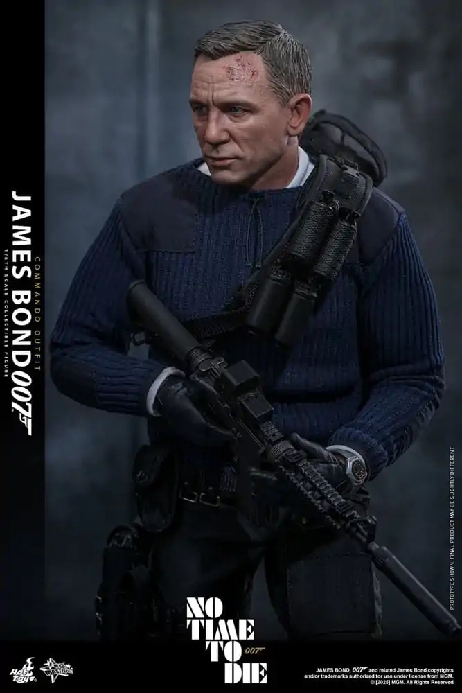 No Time To Die Movie Masterpiece 1/6 James Bond (Commando Outfit) Hot Toys Exkluzív akciófigura 30 cm termékfotó