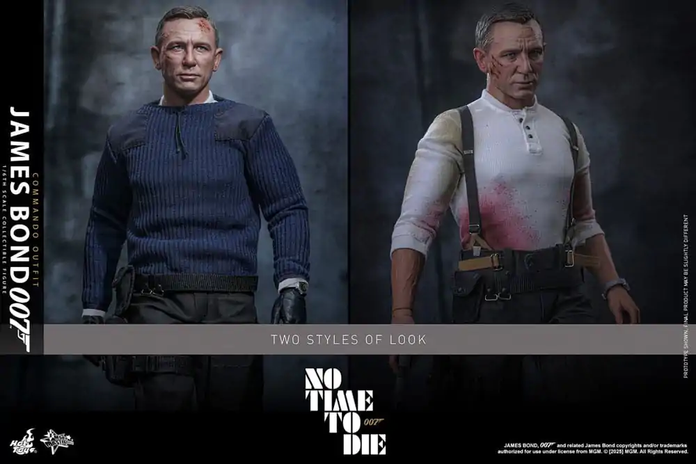 No Time To Die Movie Masterpiece 1/6 James Bond (Commando Outfit) Hot Toys Exkluzív akciófigura 30 cm termékfotó