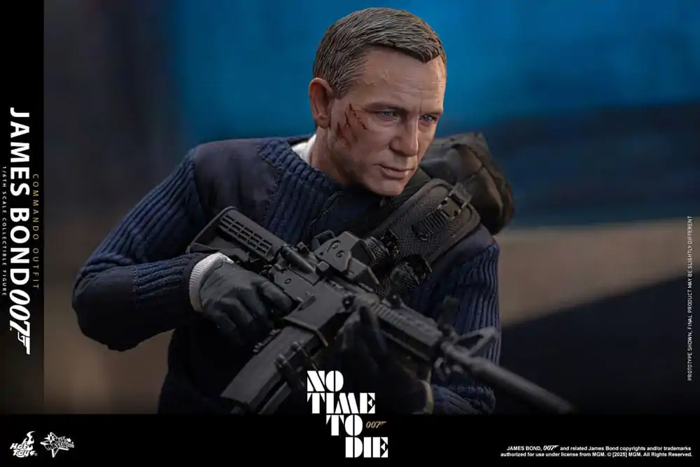 No Time To Die Movie Masterpiece 1/6 James Bond (Commando Outfit) Hot Toys Exkluzív akciófigura 30 cm termékfotó