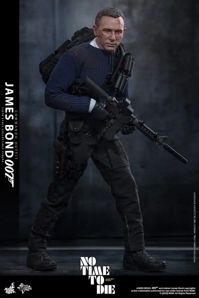 No Time To Die Movie Masterpiece 1/6 James Bond (Commando Outfit) Hot Toys Exkluzív akciófigura 30 cm termékfotó