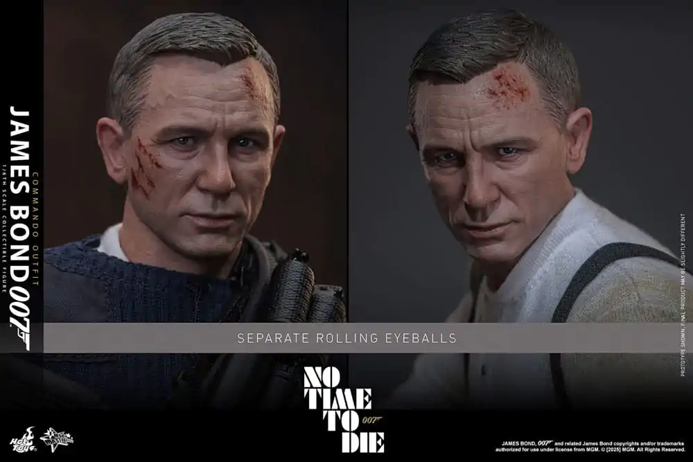 No Time To Die Movie Masterpiece 1/6 James Bond (Commando Outfit) Hot Toys Exkluzív akciófigura 30 cm termékfotó