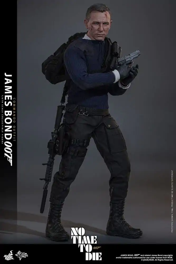 No Time To Die Movie Masterpiece 1/6 James Bond (Commando Outfit) Hot Toys Exkluzív akciófigura 30 cm termékfotó