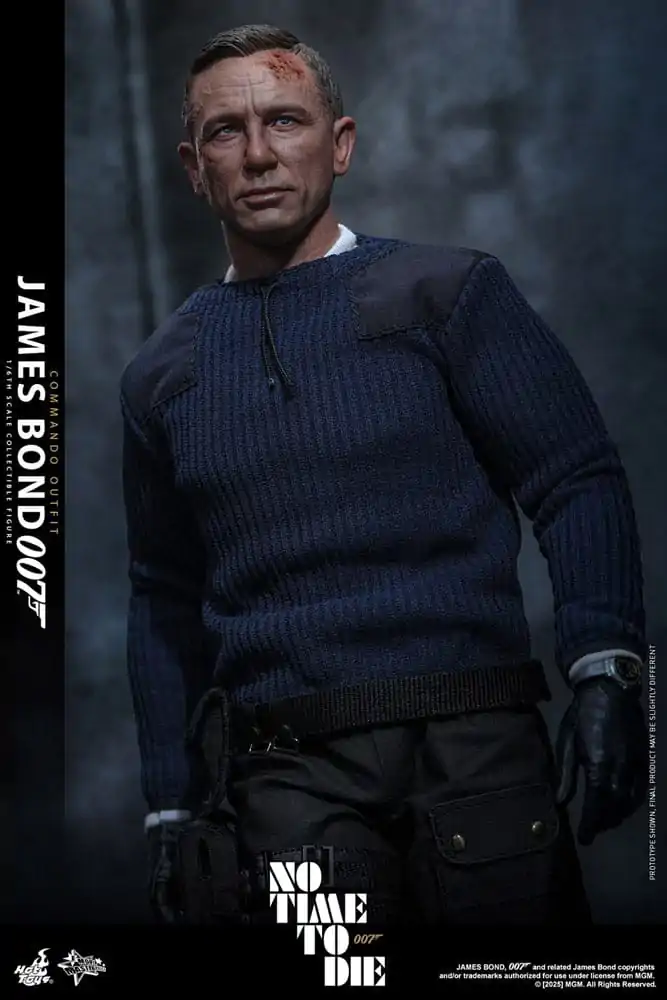No Time To Die Movie Masterpiece 1/6 James Bond (Commando Outfit) Hot Toys Exkluzív akciófigura 30 cm termékfotó