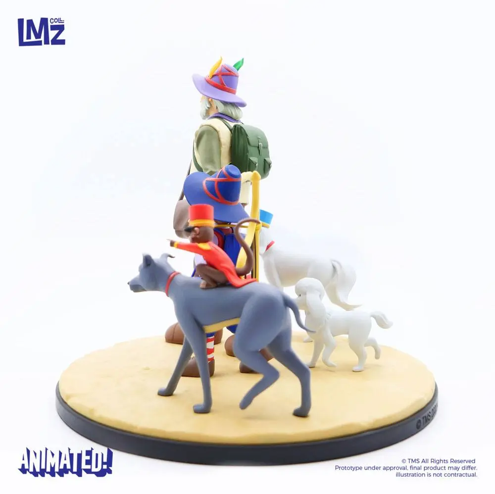Nobody's boy: Remi Remi, Vitalis, Dolce, Zerbino &amp; Joli-Coeur szobor figura22 cm termékfotó
