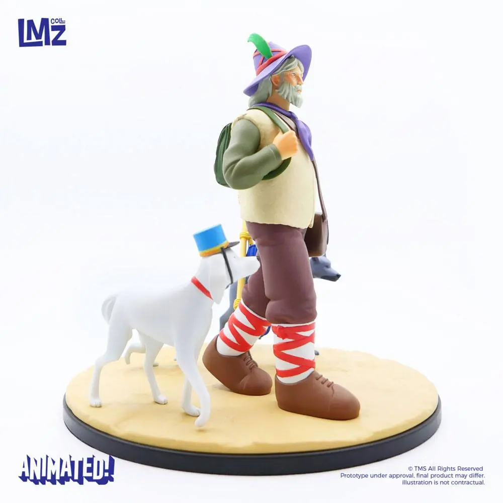 Nobody's boy: Remi Remi, Vitalis, Dolce, Zerbino &amp; Joli-Coeur szobor figura22 cm termékfotó