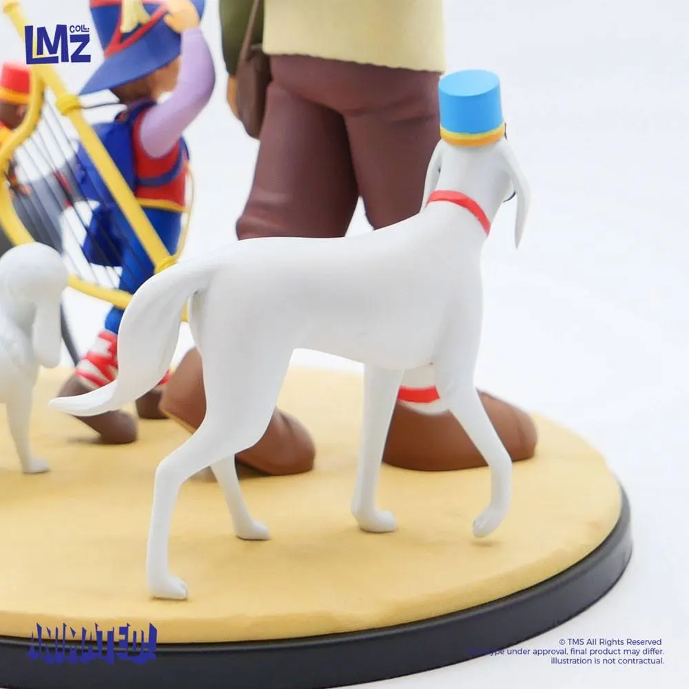 Nobody's boy: Remi Remi, Vitalis, Dolce, Zerbino &amp; Joli-Coeur szobor figura22 cm termékfotó