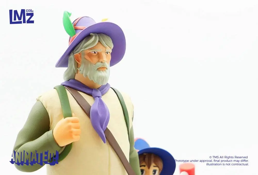 Nobody's boy: Remi Remi, Vitalis, Dolce, Zerbino &amp; Joli-Coeur szobor figura22 cm termékfotó