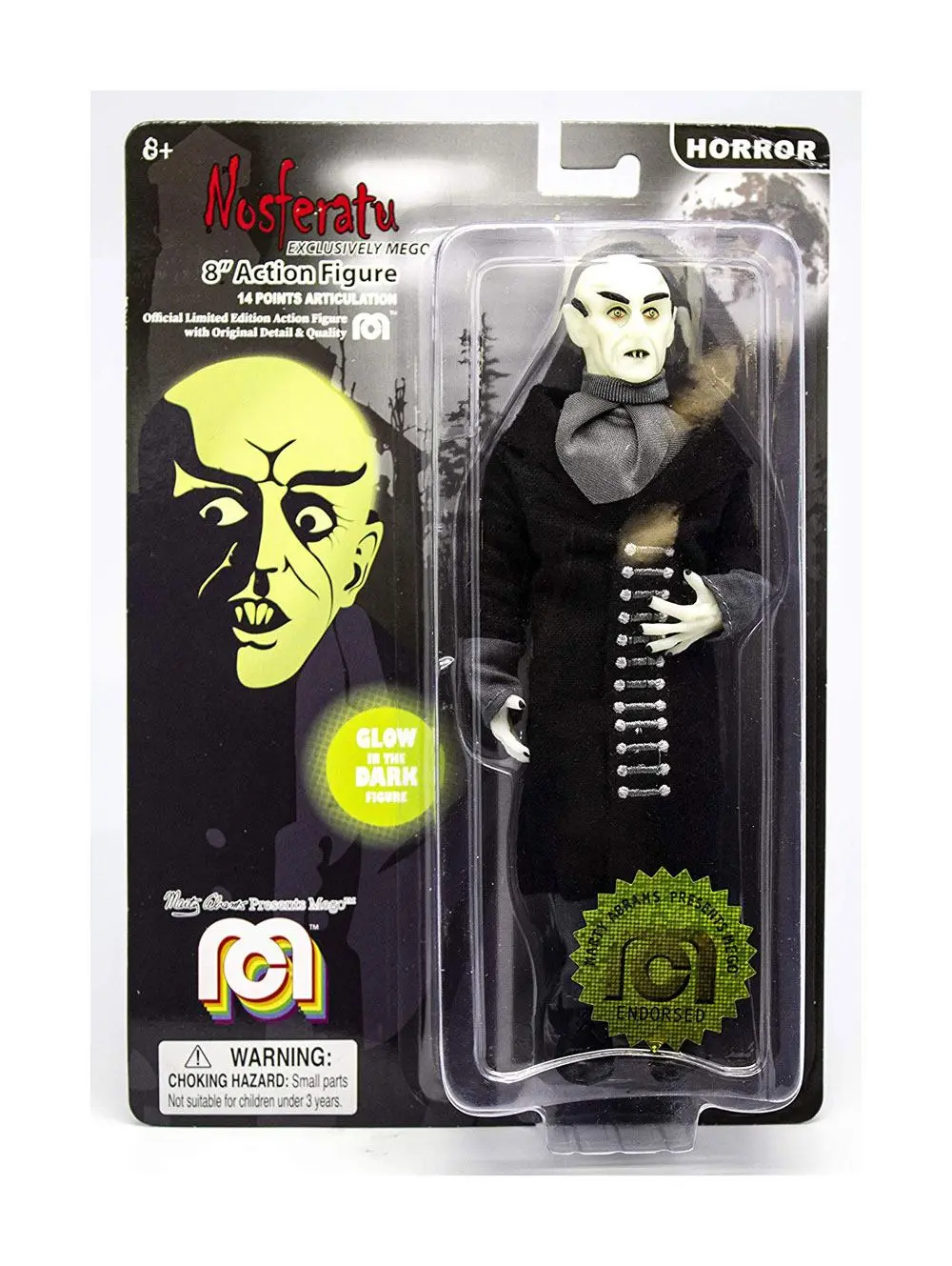 Nosferatu Nosferatu (Glow in the Dark) akciófigura 20 cm termékfotó