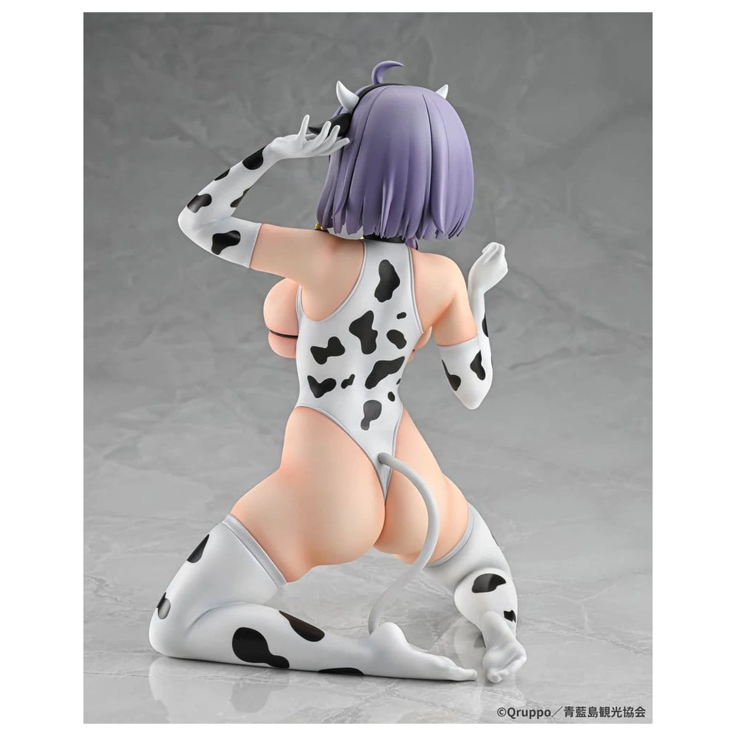 Nukitashi The Animation 1/5 Misaki Hotori Cow print costume PVC szobor figura 22 cm termékfotó
