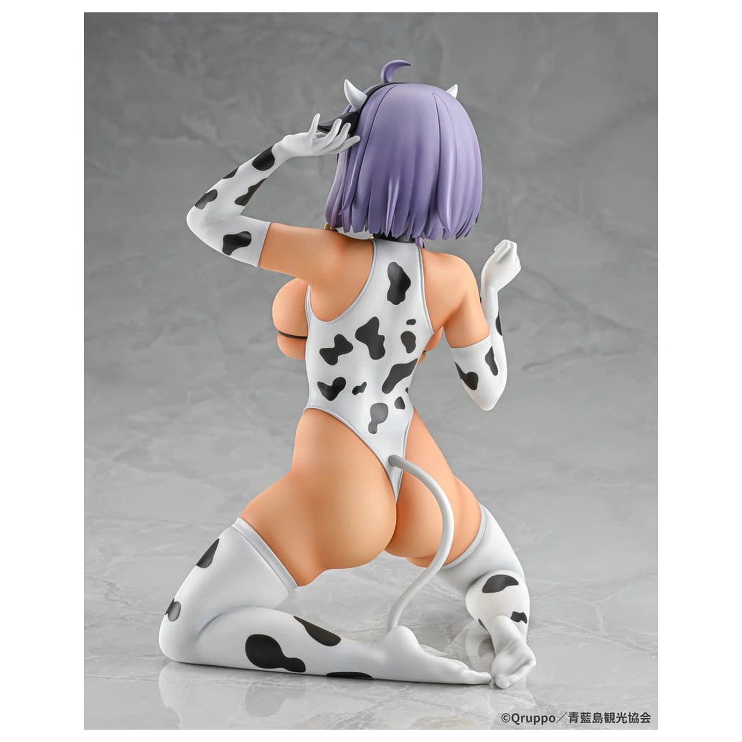 Nukitashi The Animation 1/5 Misaki Hotori Cow print costume Tanned Ver. PVC szobor figura 22 cm  termékfotó