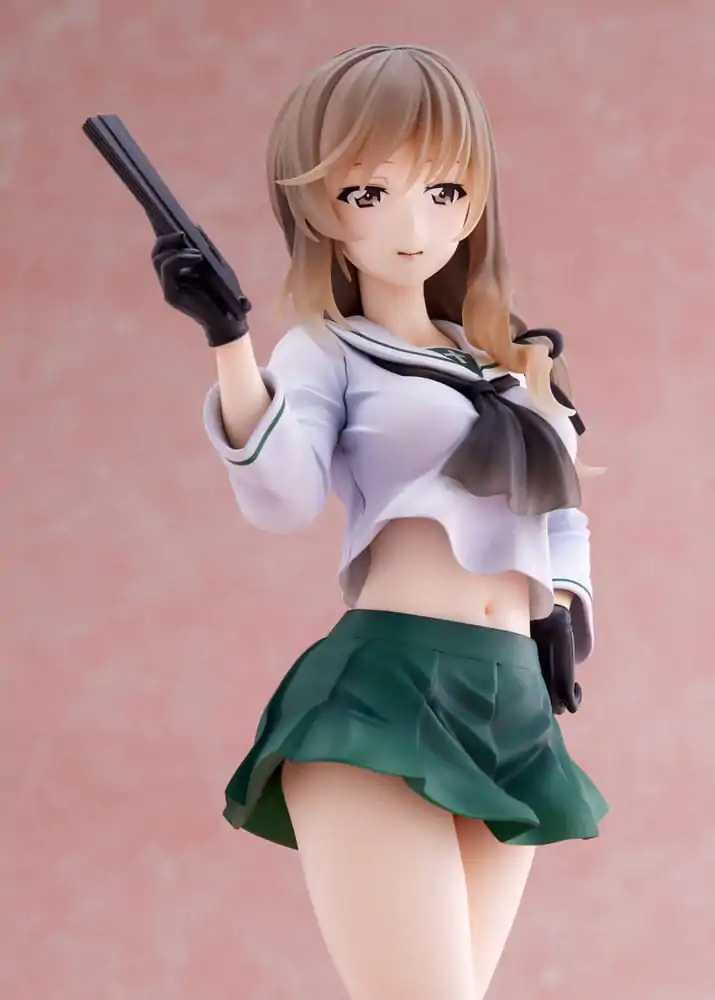 Oarai Girls High 1/7 Chiyo Shimada PVC szobor figura 25 cm termékfotó