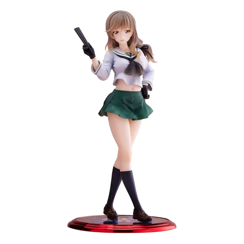 Oarai Girls High 1/7 Chiyo Shimada PVC szobor figura 25 cm termékfotó