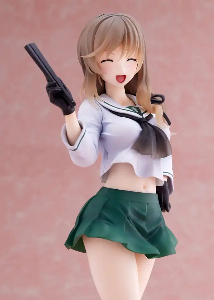 Oarai Girls High 1/7 Chiyo Shimada PVC szobor figura 25 cm termékfotó