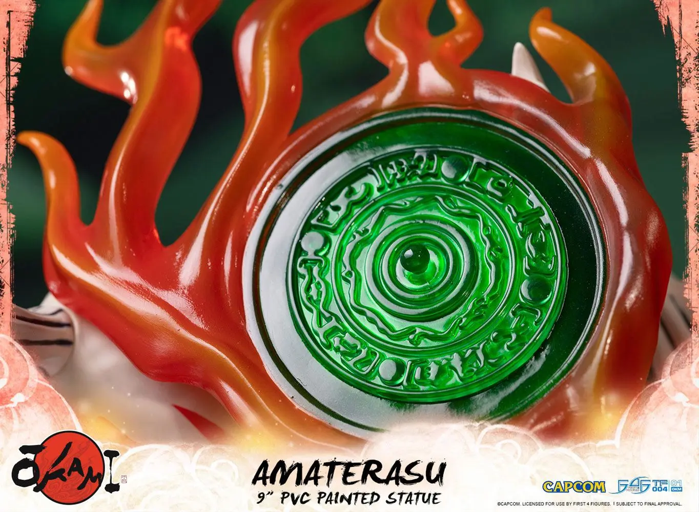 Okami Amaterasu PVC szobor figura 22 cm termékfotó