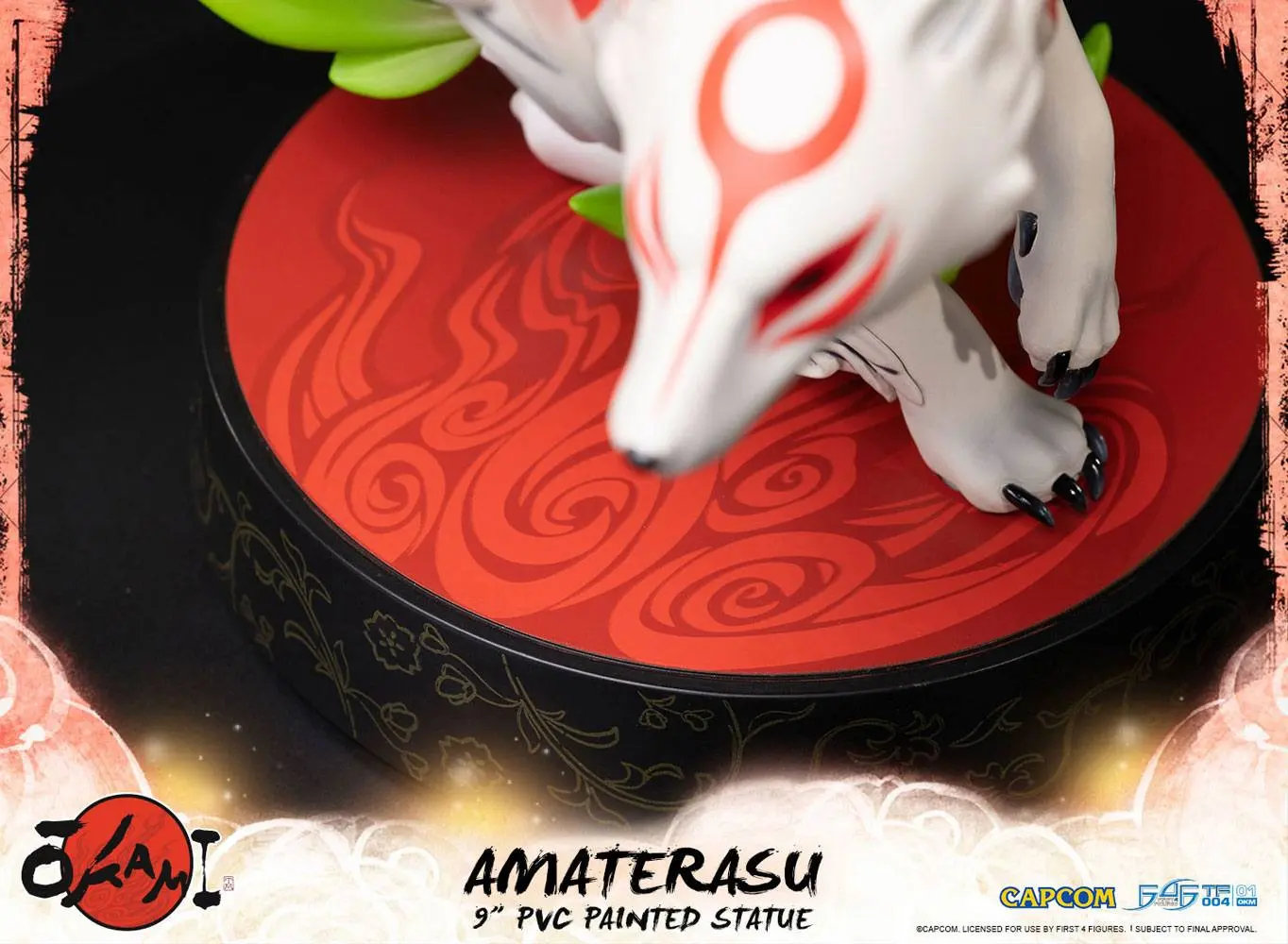 Okami Amaterasu PVC szobor figura 22 cm termékfotó