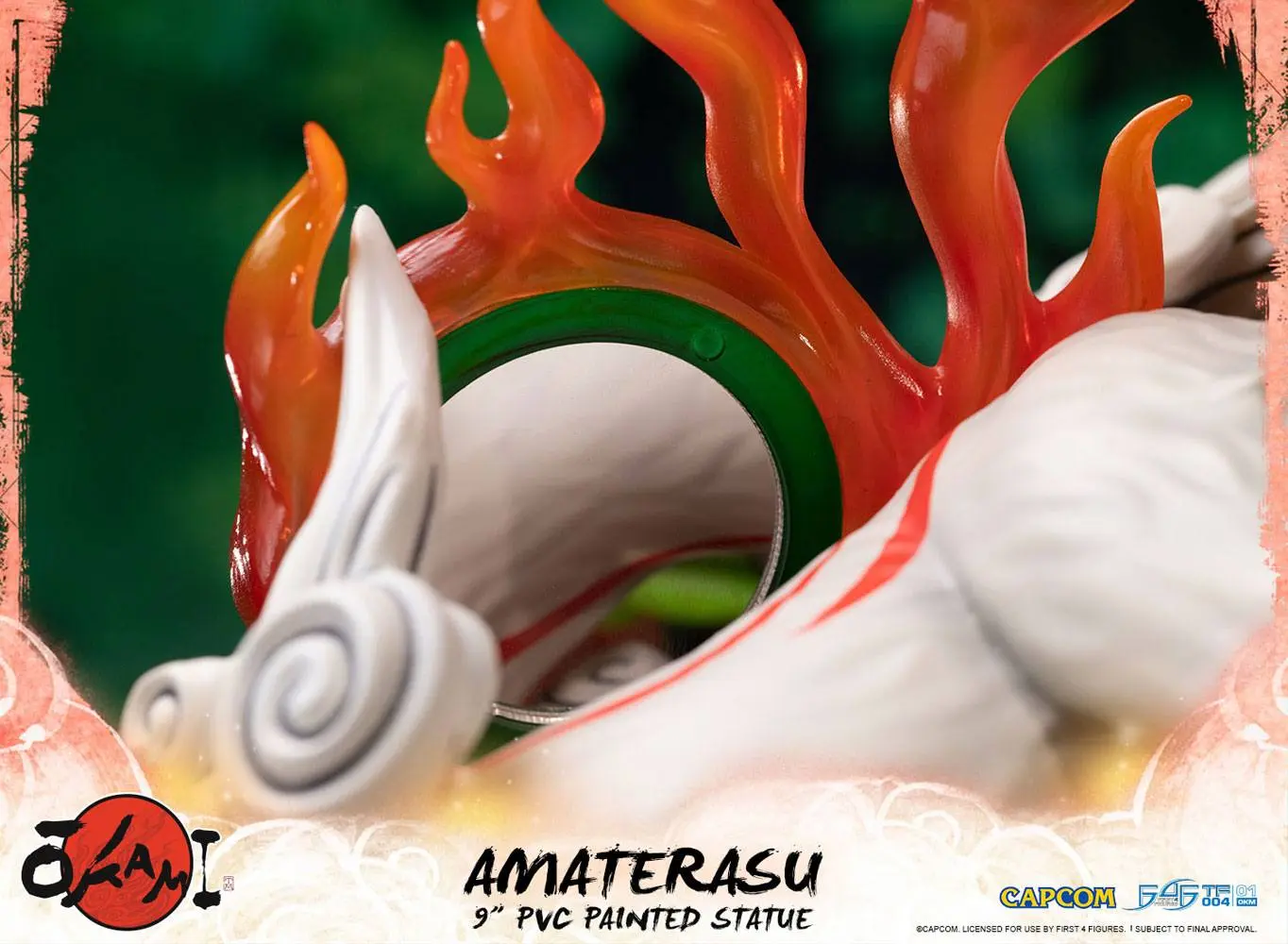 Okami Amaterasu PVC szobor figura 22 cm termékfotó