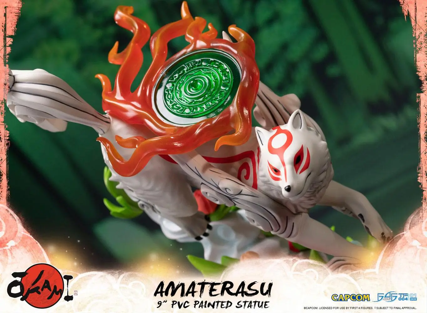 Okami Amaterasu PVC szobor figura 22 cm termékfotó