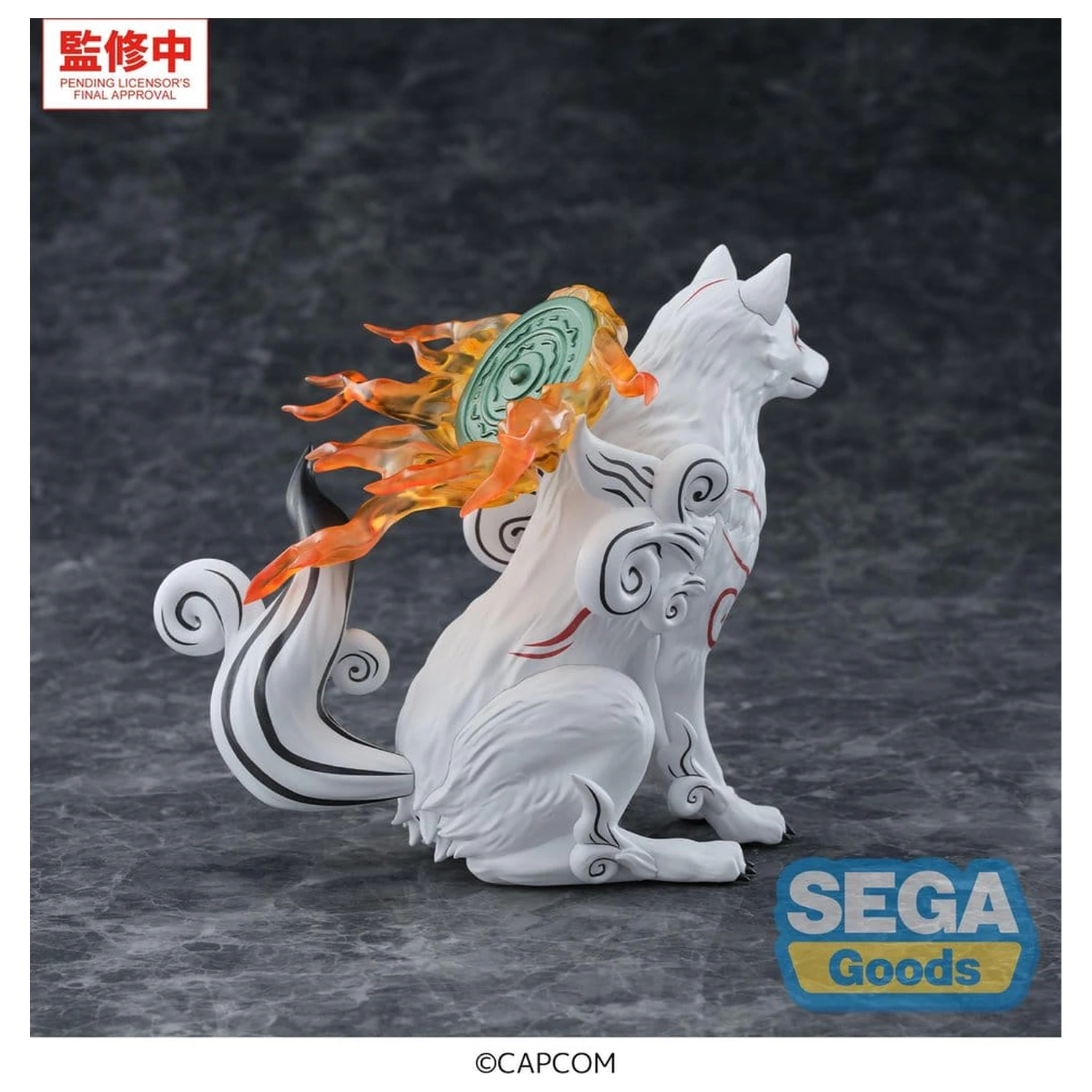 Okami High Premium PVC figura Amaterasu 14 cm termékfotó