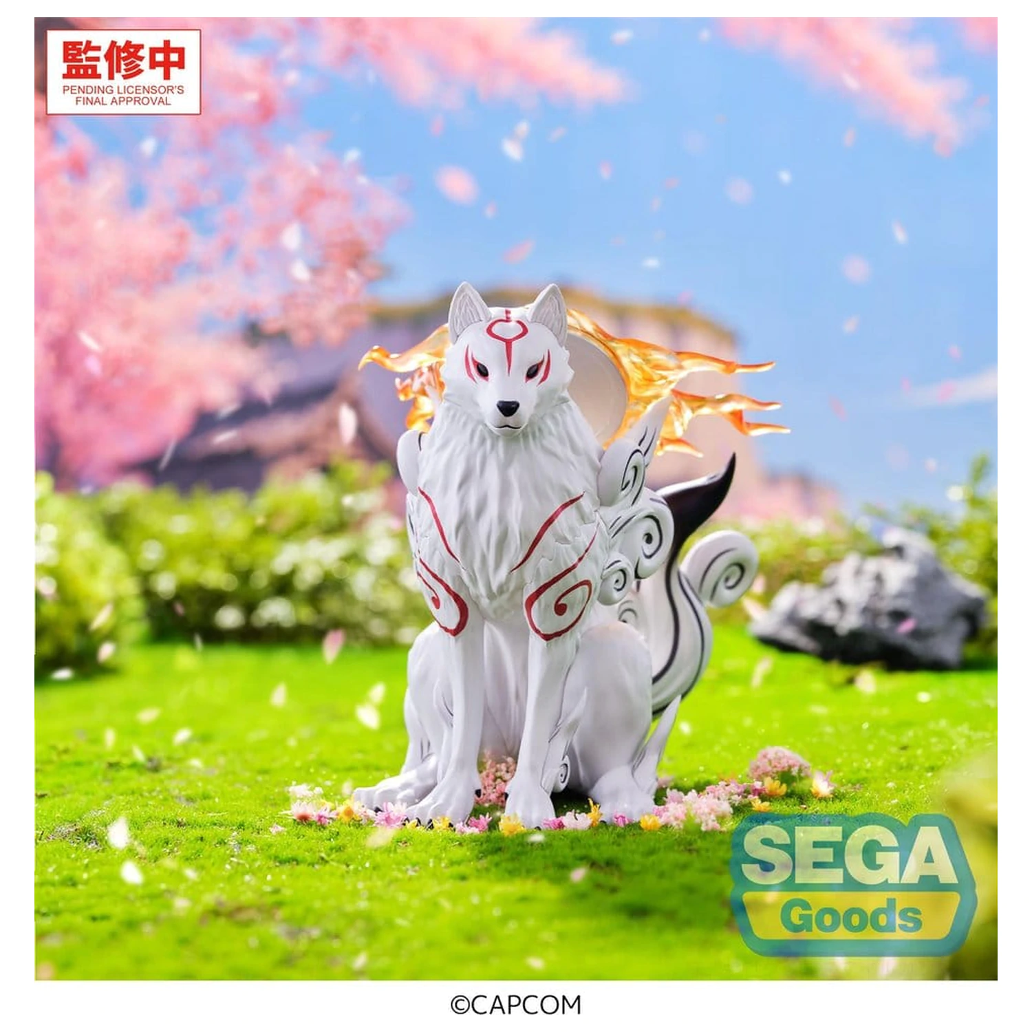Okami High Premium PVC figura Amaterasu 14 cm termékfotó