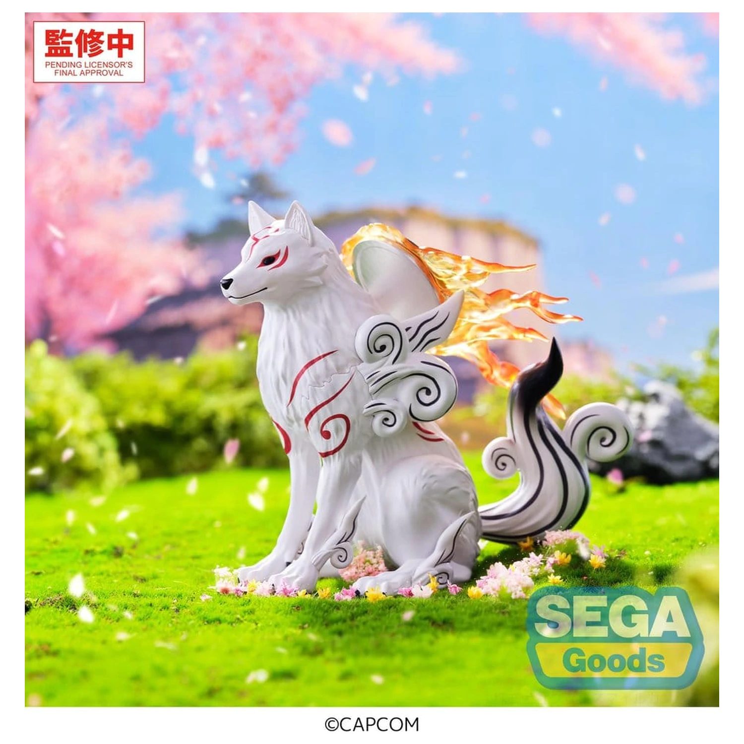 Okami High Premium PVC figura Amaterasu 14 cm termékfotó