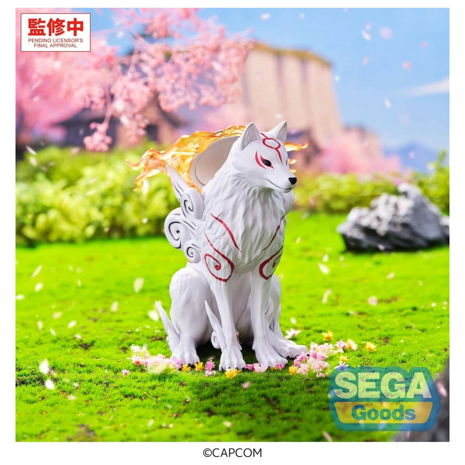 Okami High Premium PVC figura Amaterasu 14 cm termékfotó