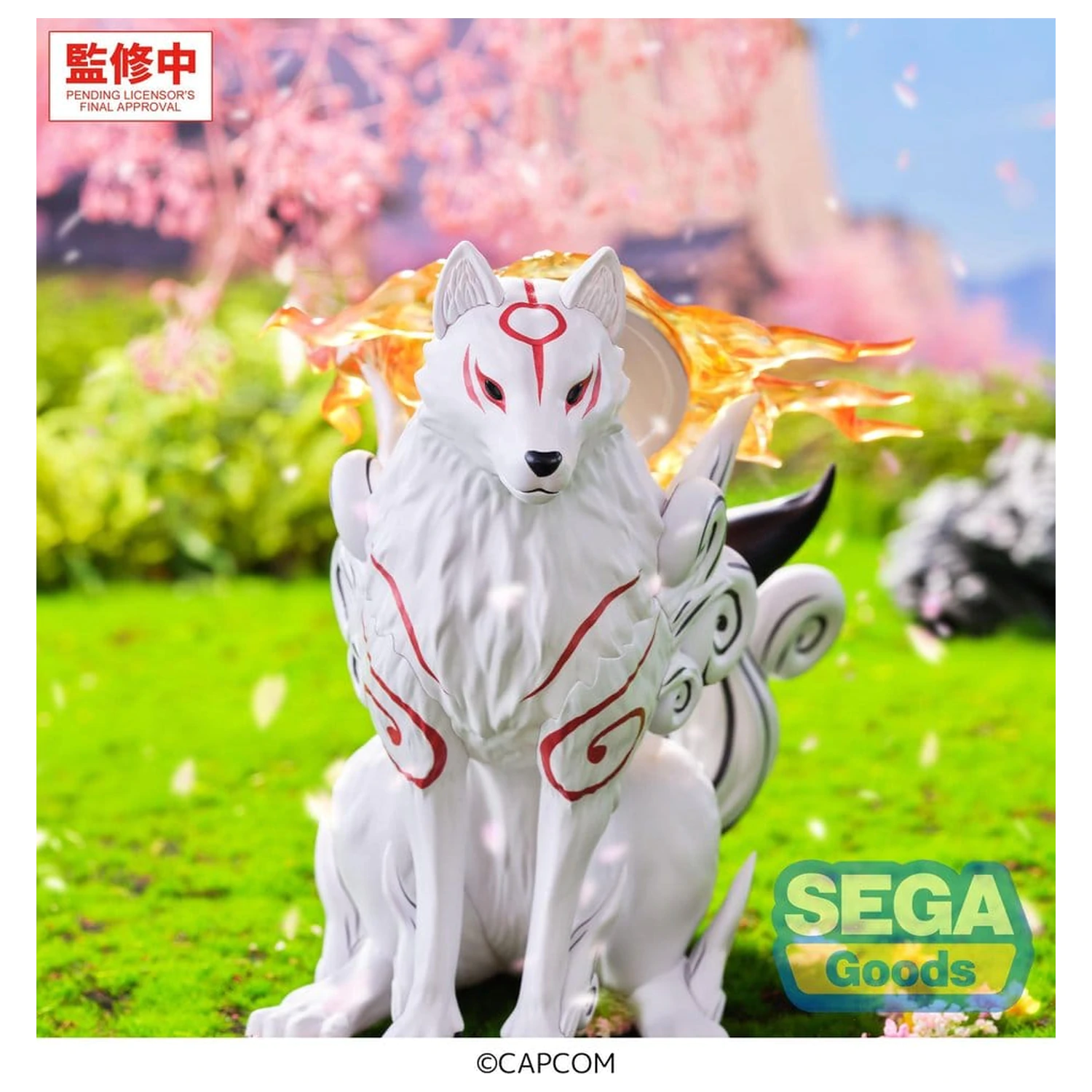 Okami High Premium PVC figura Amaterasu 14 cm termékfotó