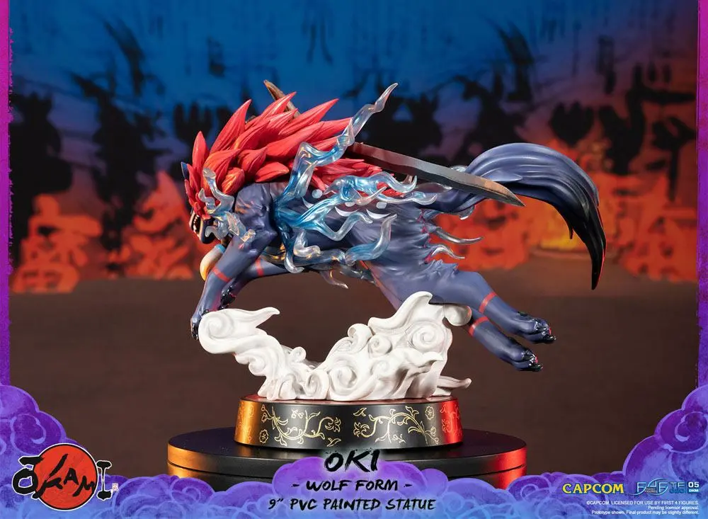 Okami Oki (Wolf Form) PVC szobor figura 21 cm termékfotó
