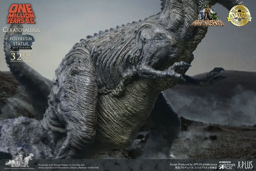 One Million Years B.C. Ceratosaurus szobor figura 32 cm termékfotó