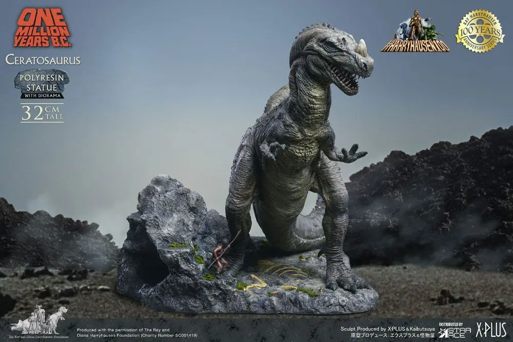 One Million Years B.C. Ceratosaurus szobor figura 32 cm termékfotó