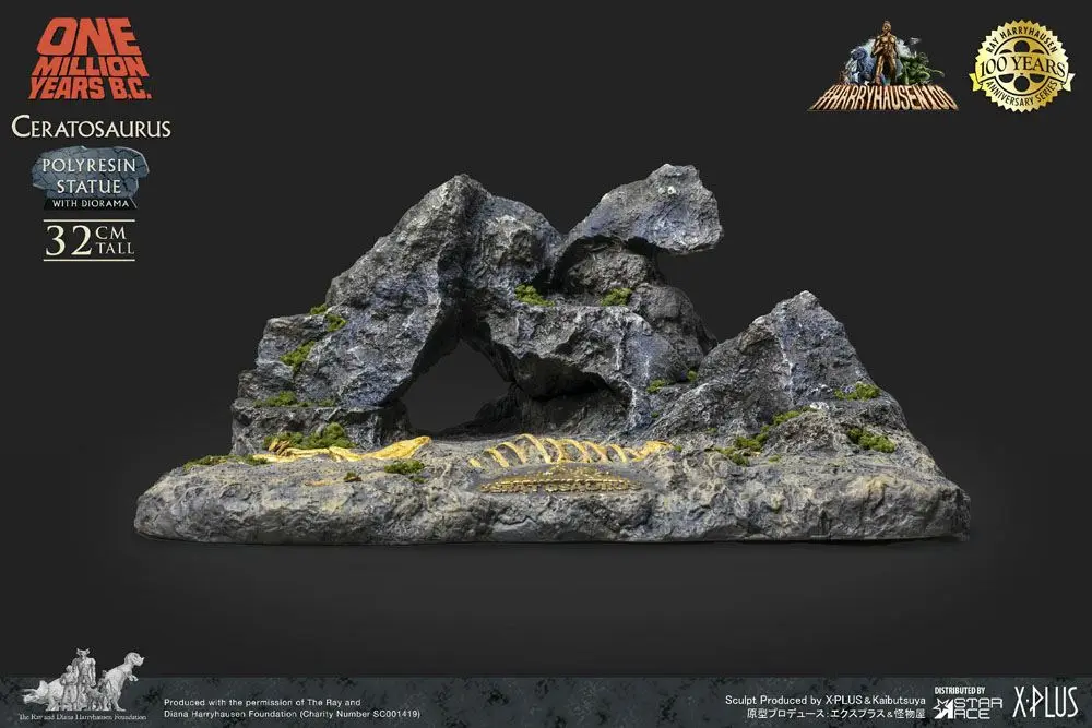 One Million Years B.C. Ceratosaurus szobor figura 32 cm termékfotó