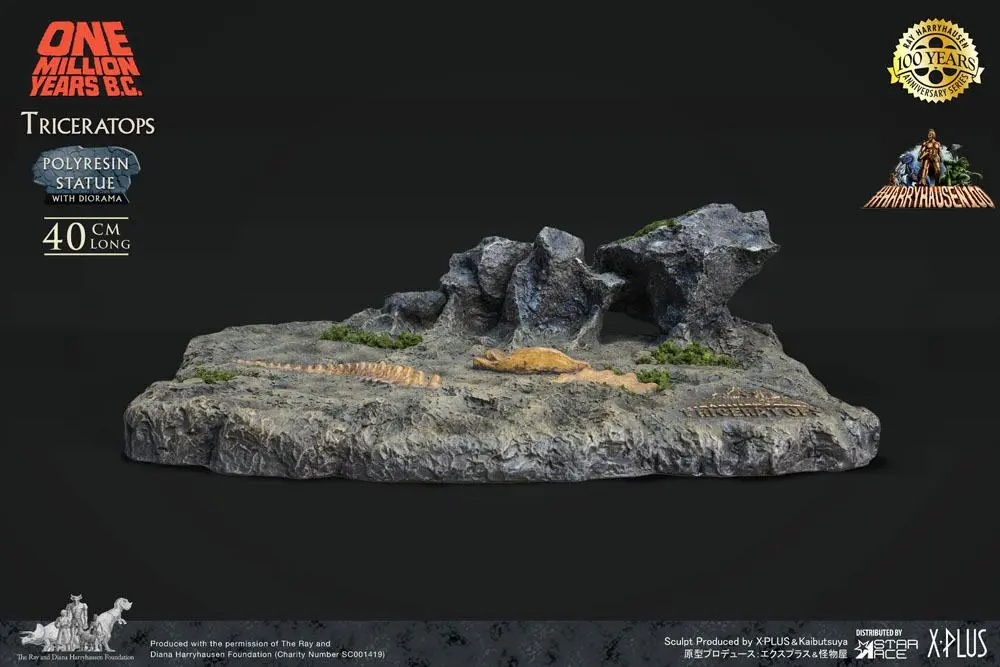One Million Years B.C. Triceratops szobor figura 19 cm termékfotó