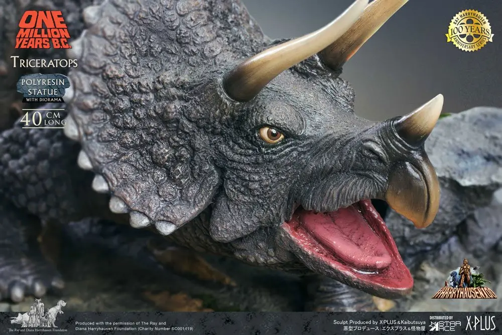 One Million Years B.C. Triceratops szobor figura 19 cm termékfotó
