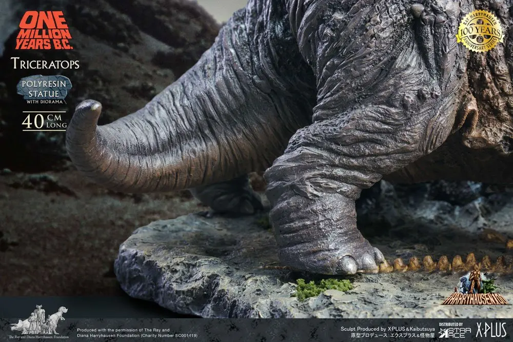 One Million Years B.C. Triceratops szobor figura 19 cm termékfotó