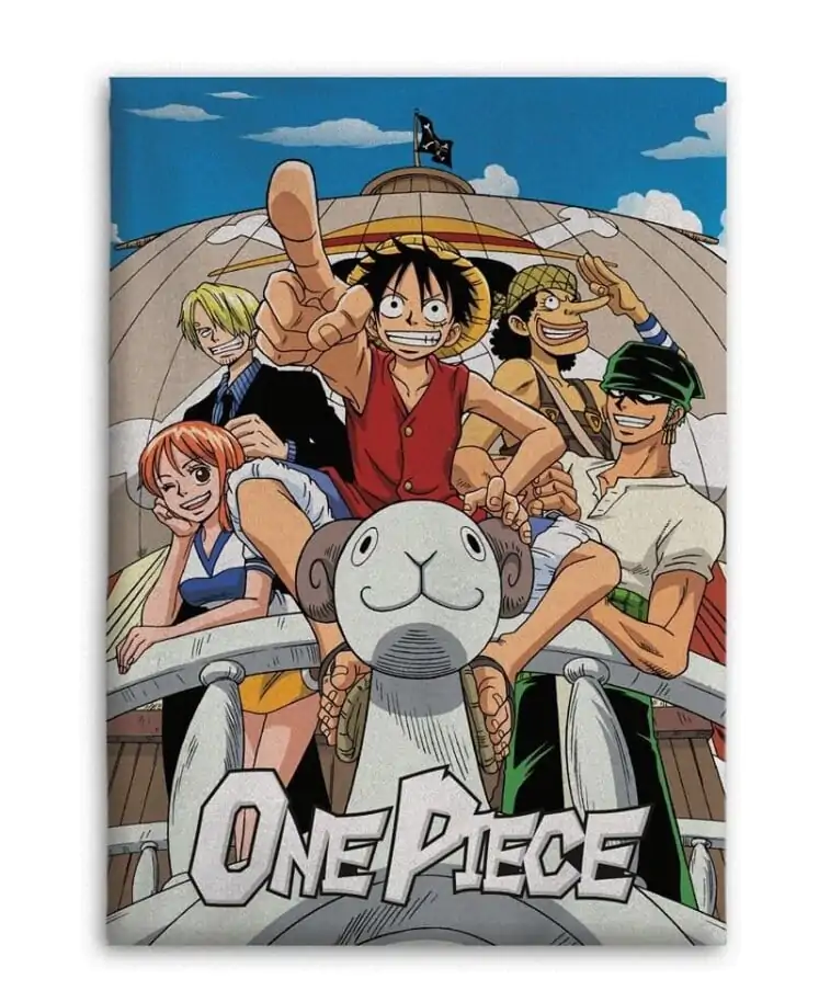 ONE PIECE Flanel Decke 110x150cm Straw Hat Crew termékfotó