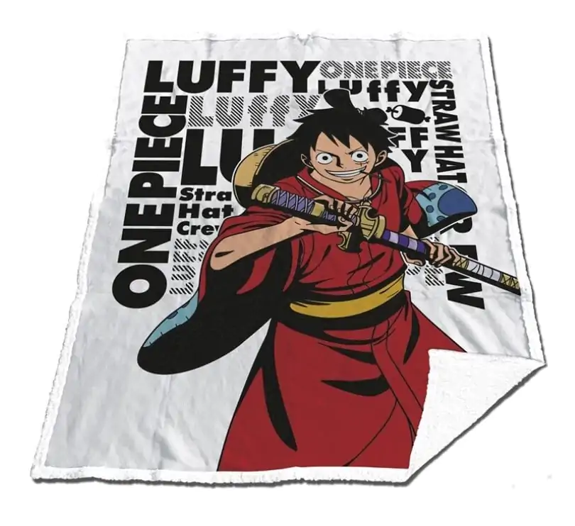 ONE PIECE Sherpa Decke 130x170cm Luffy "Wano" termékfotó