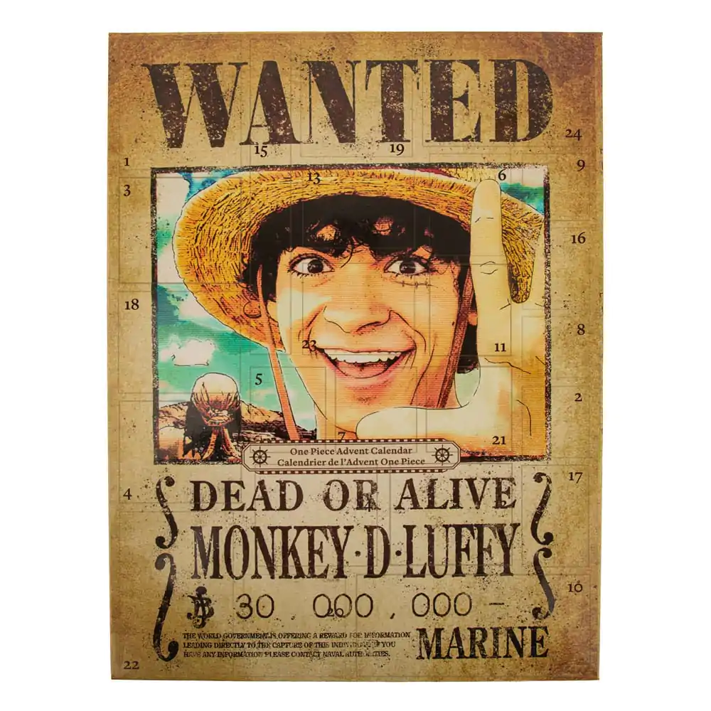 One Piece adventi kalendárium 2025 termékfotó