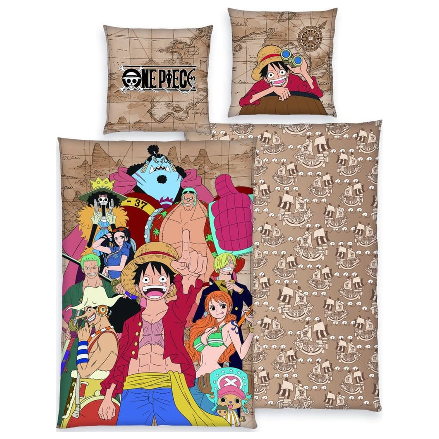 One Piece ágyneműhuzat One Piece Crew 135 x 200 cm termékfotó