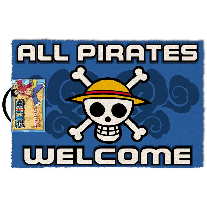 One Piece All Pirates Welcome lábtörlő 60 x 40 cm termékfotó