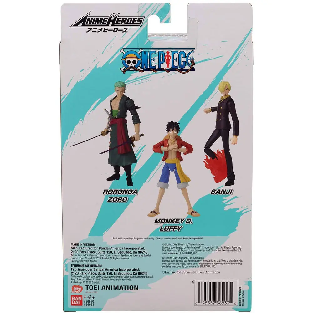 One Piece Anime Heroes Monkey Sanji figura 16cm termékfotó